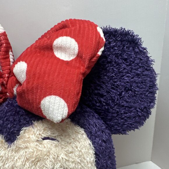 Disney Parks Minnie Mouse Purple Weighted Plush *Missing Weight - Picture 6 of 10